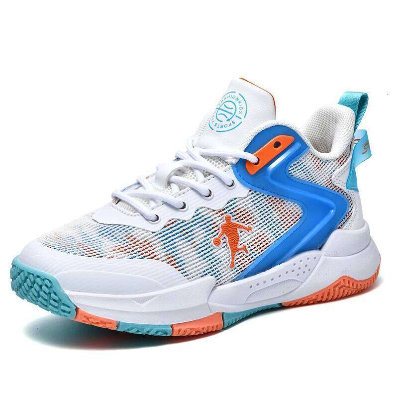 Fashion Kids Sneakers Ankle Protected Basketball Casual Sports Children Gym Training Shoes Boys Girls Trainers 26W0224