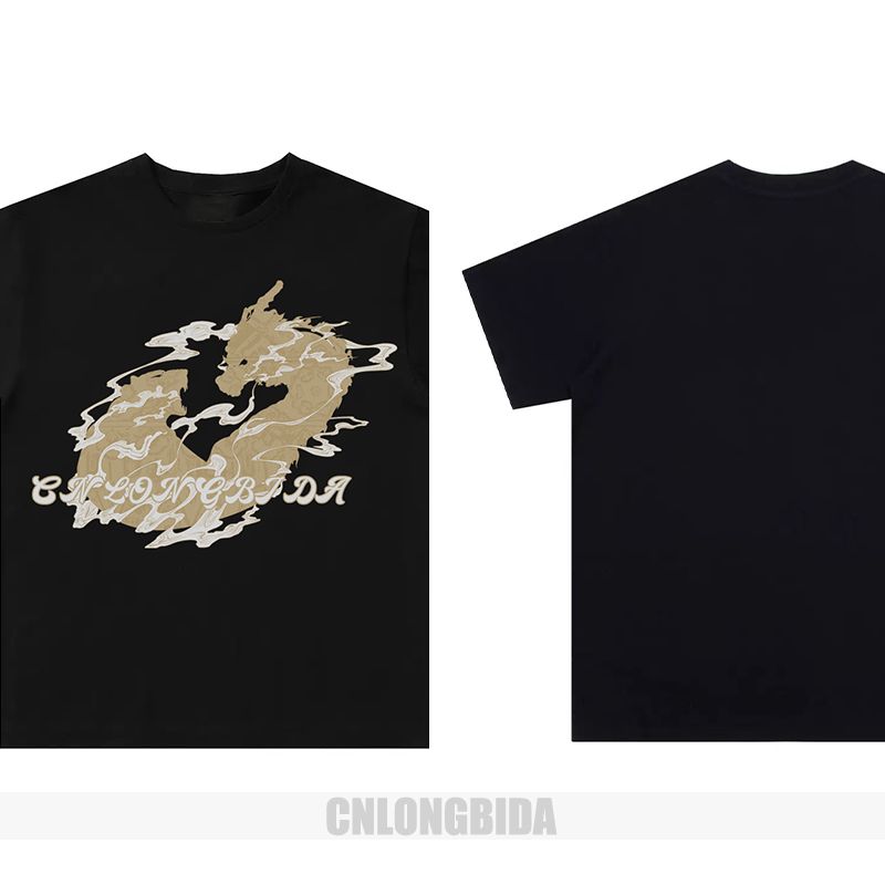 Men T-Shirt Cotton Graphic Short Sleeve Tops Tees Fashion Y2k Streetwear Vintage Unisex Clothing