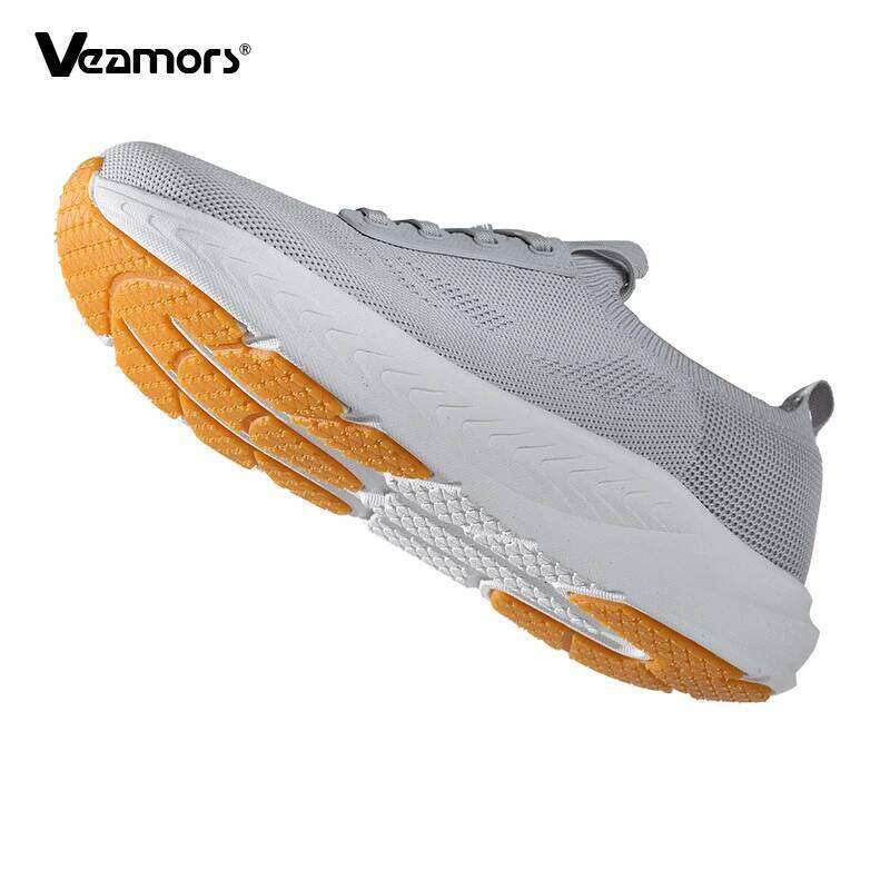 Wide Toe Comfortable Running Men's Breathable Casual Sports Soft Thick Soled Knitted Sneaker Anti-slip Walking Shoes 26W0224