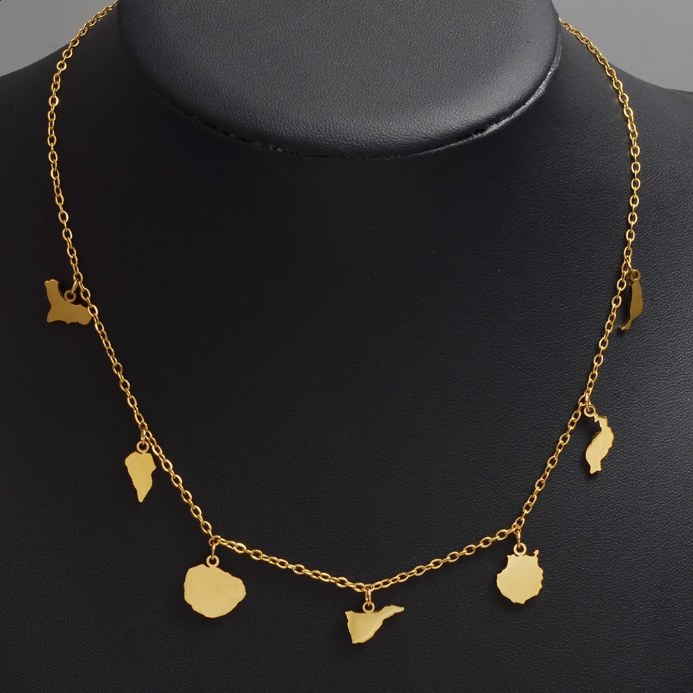 Spain Canary Islands El HierroLa PalmaLa GomeraTenerifeGran CanariaFuerteveturaLanzarote Necklaces Women Jewelry 545062 260208