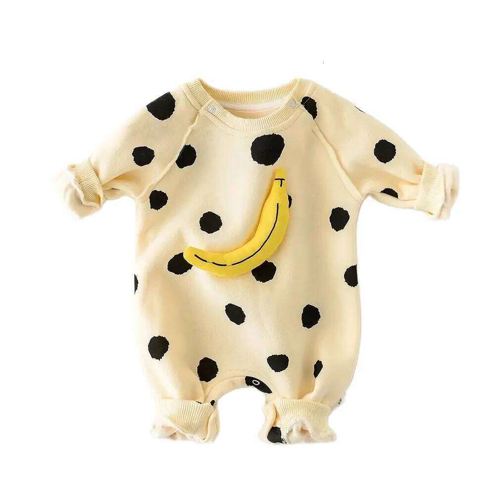 MILANCEL Rompers Girls Clothes Banana Baby Jumpsuit Infant Girl Clothing 26Y0224