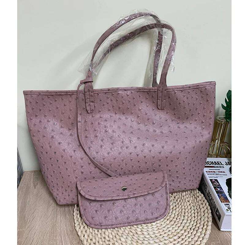 Alirattan New PU Leather Shoulder Shopping for Women Fashion Design Large Capacity Totes Luxury Brand Lady Casual Travel Bag Z260224
