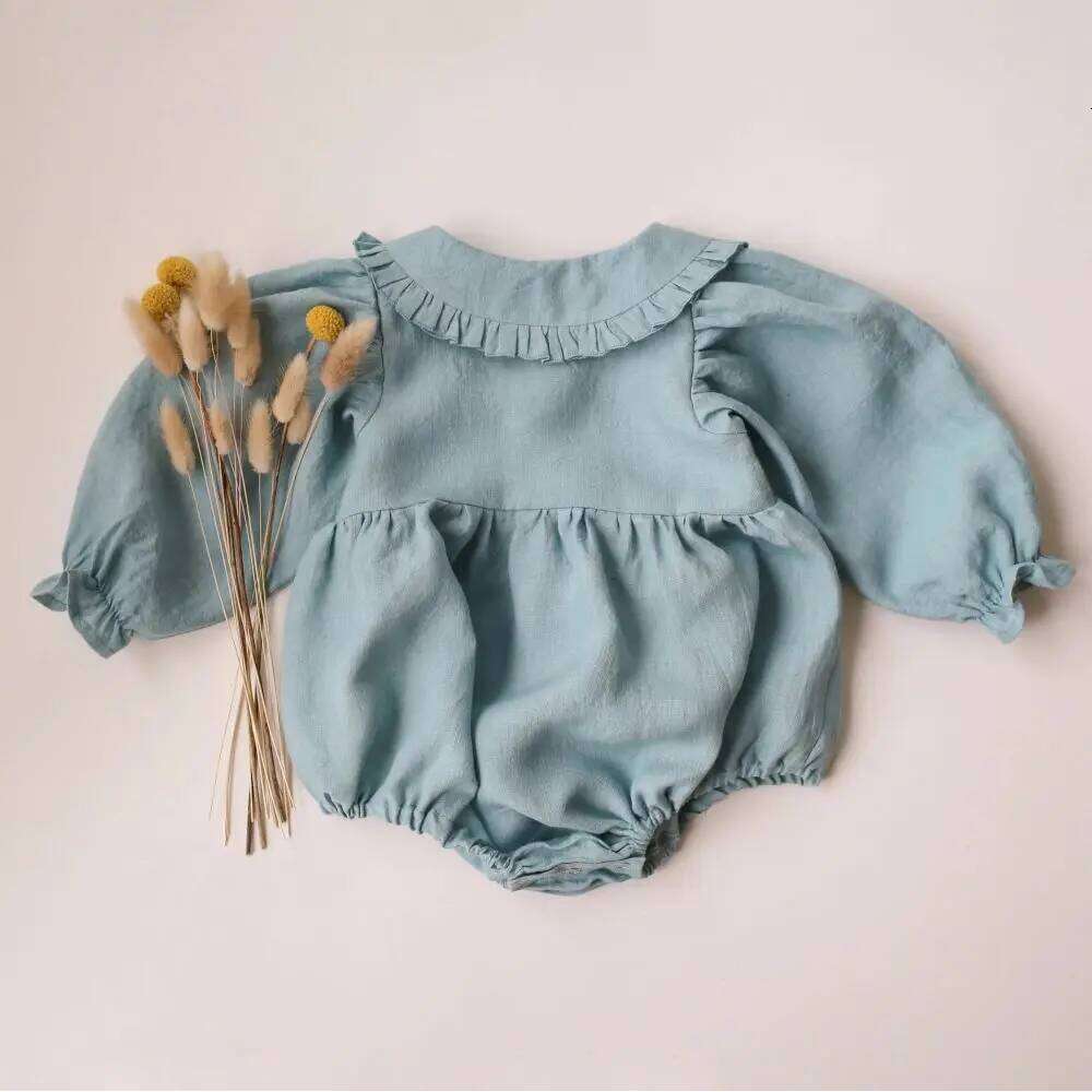 2Pcs Spring Clothes With Hat 0-2Y Infant Romper Toddler Long Sleeve Newborn Baby Girls Jumpsuit 26H0224