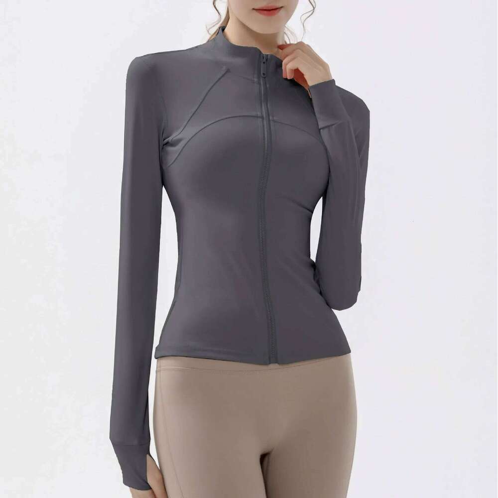 Women's s Quick-drying Running Training Coat Fitness Top Gym Long Sleeve Sports Workout Sweatshirt 26Y0224