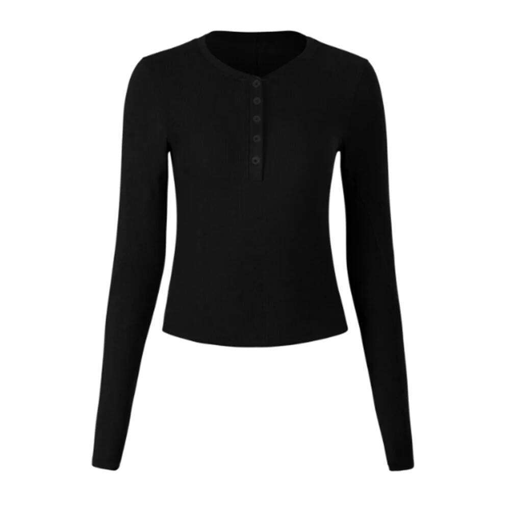 Slim Fit Modal Top Women Tight Long Sleeve Workout Shirt Tummy Control for Yoga Fitness 26Y0224