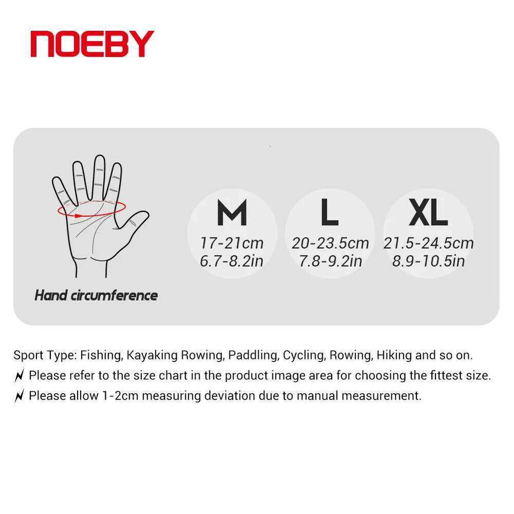 Noeby UPF50+ Sun UV Quick-drying Anti-slip Outdoor Kayaking Cycling Fishing Protection Sports Gloves 26H0224