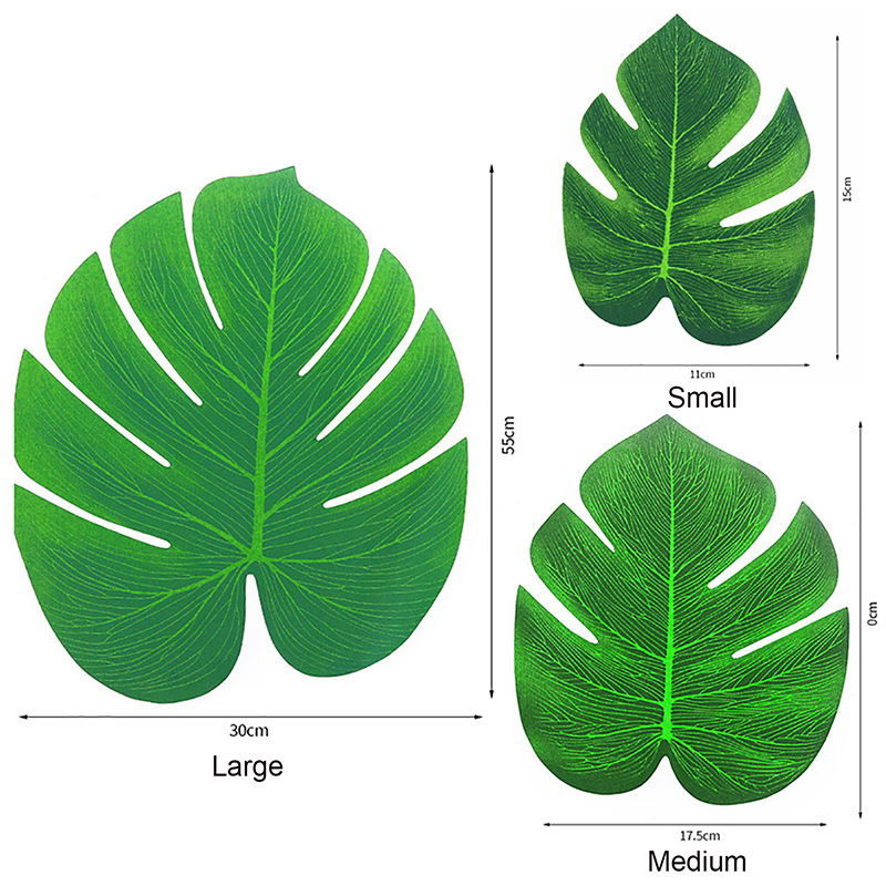 Artificial Monstera Leaf Silk Fake Greenery Plant Leaves in Bulk Simulation Flowers Wholesale Price for DIY Wedding Table Party Indoor Decorations