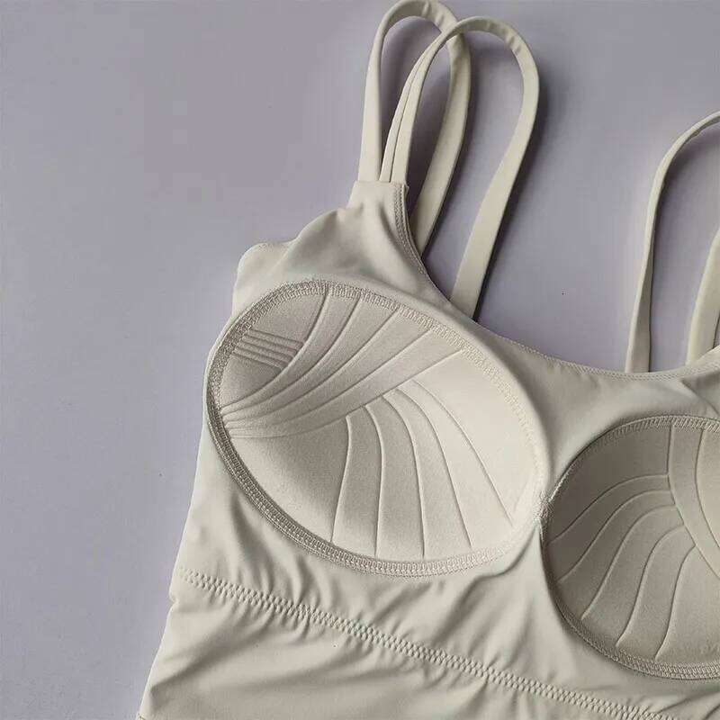 Women's yoga sports bra, shock-absorbing collection breast, beautiful , fitness quick drying training vest 26Y0224