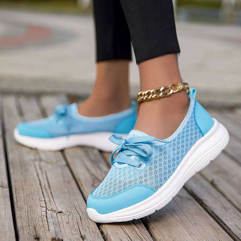 MAEDEF Women's Casual Soft Breathable Mesh Sneakers Outdoor Lightweight Comfortable Tennis Shoes for Female