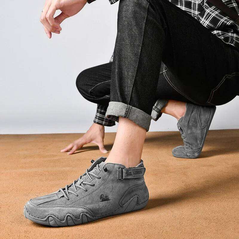 Women Flats Waterproof Ankle Boots Ladies Comfortable Shoes Winter Booties Female Casual High Top Sneakers Luxury Footwear