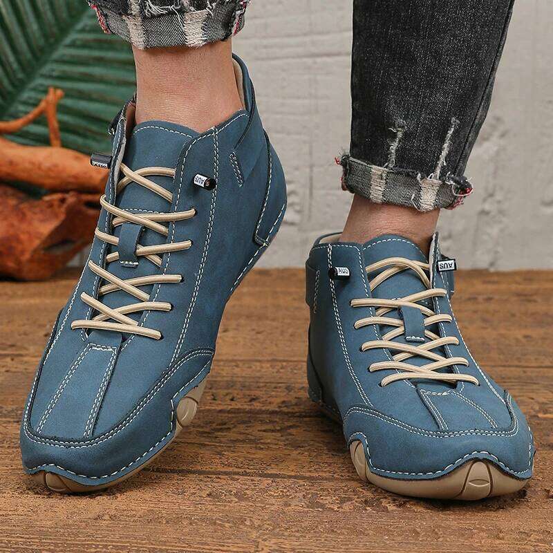 Leisure Men's High-quality Stitching Soft Sole Comfortable Breathable Non Slip Durable Upper Cycling Couple Platform Boots