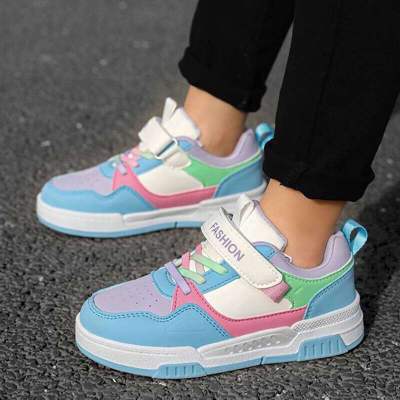Hot Selling Autumn Low Cut Childrens Sports Comfortable Fashionable Running Campus Balanced Lightweight Casual Shoes 26W0224