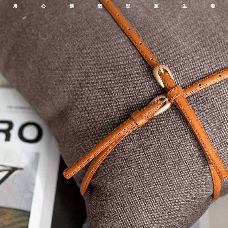 Horse Inches Throw Croker - Simple Modern Style Leather Decoration Couch Cushion Pillow Cover Withour Core