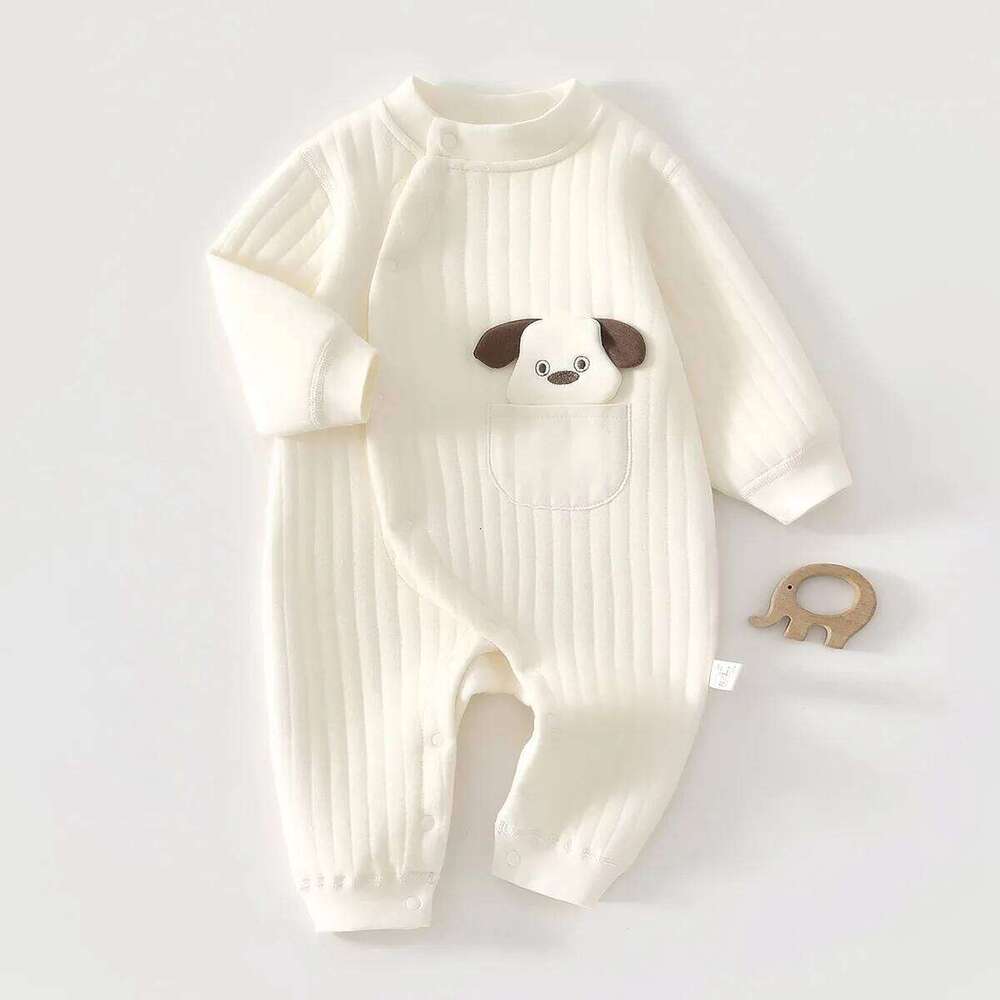 0-18 Month Baby Boy Warm Comfortable Bodysuit Infant Girl Jumpsuit Newborns Spring Autumn Soft Pure Cotton Cute Overalls 26H0224