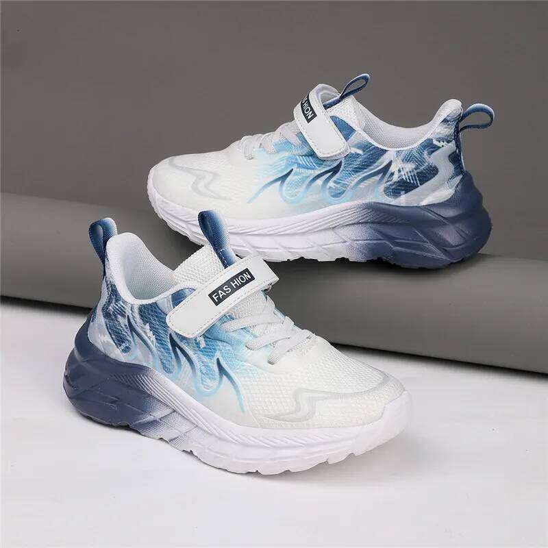 New Autumn Children Mesh Breathable Teenager Kid's Sneakers Boy's Girl's Running Trend Fashion Sport Shoes 26W0224
