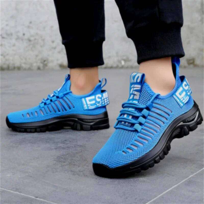 Men's Summer Breathable Mesh Trend Running Training Witnesses Comfort Sports Shoes Anti Slip Sneakers