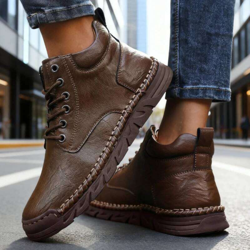 2025 Fall Fashion Women's Casual Shoes Simple Breathable Loafers Design Sneakers New Wpmen Ankle Outdoor Motorcycle Boots