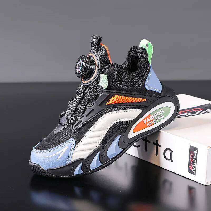 New Children Girls Boys Fashion Sneakers Comfortable Kids Sports Shoes Breathable Casual Leather Outdoor Shoe for Boy 26W0224