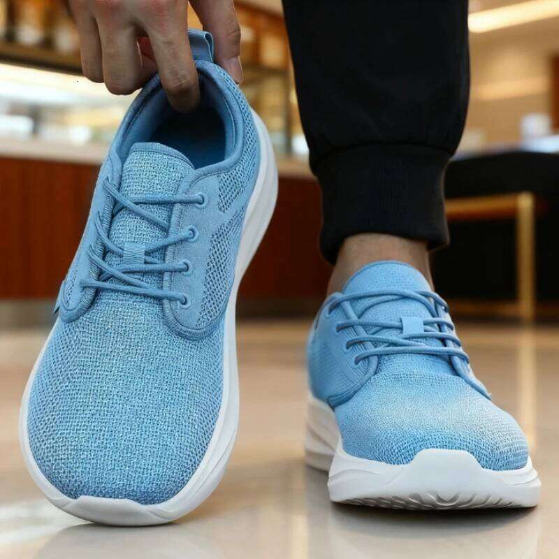 New Casual Wide Barefoot Shoe Unisex Trail Running Non-Slip Minimalist Walking Shoes Fashionable Breathable Men's Sneakers