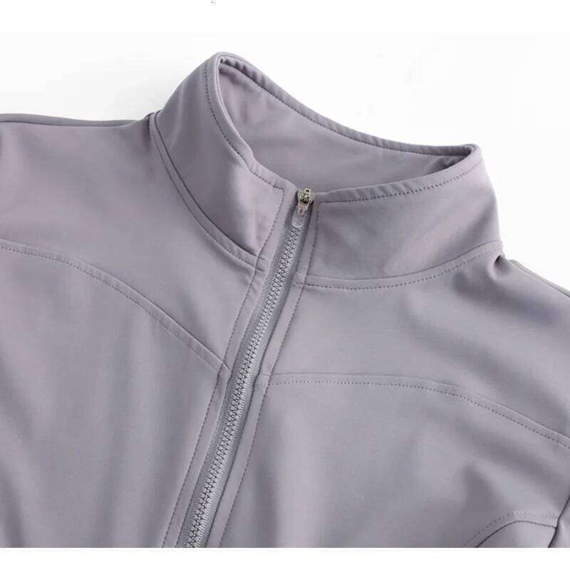 DRUR Autumn Winter Yoga Women Long Sleeve Quick Dry Sports Top Lightweight Silm Fit Zipper Running s Sportswear New 26Y0224