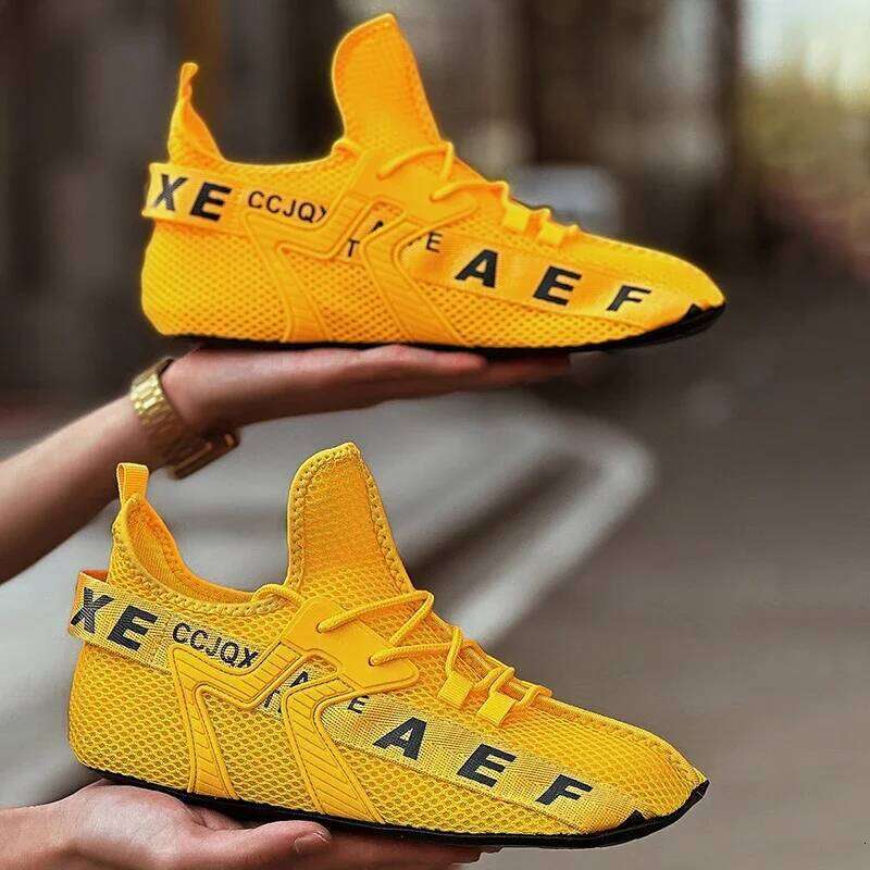 MAEDEF Men's Running Sneakers New Design Lightweight Sport Shoes Mesh Breathable Casual Shoe Man's Fashion Sneaker Soft Footwear