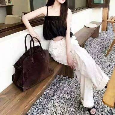 Women's Large Capacity Vintage Tote Bag -Brown Handbags Structured Snap Closure, Sturdy Handles for Work, Travel, Everyday Use Z260224