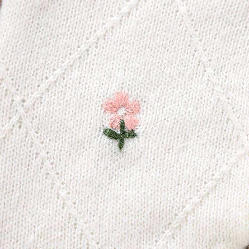 Newborn Baby Rompers Knit Infant Girl Jumpsuit Long Sleeve Autumn Toddler Kid Clothes Fashion Ruffles Embroidered 0-18M Overalls 26H0224