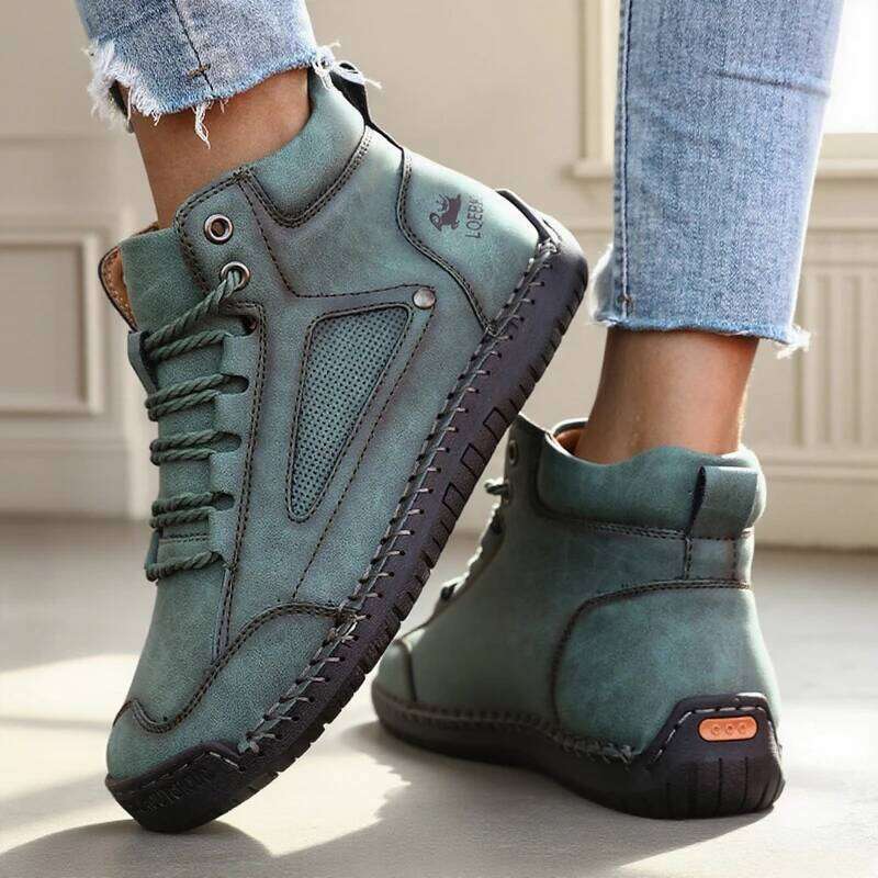 New Handmade Women Casual Slip on Loafers Breathable Leather Flats Fashion Moccasins Tooling Shoes Plus Size