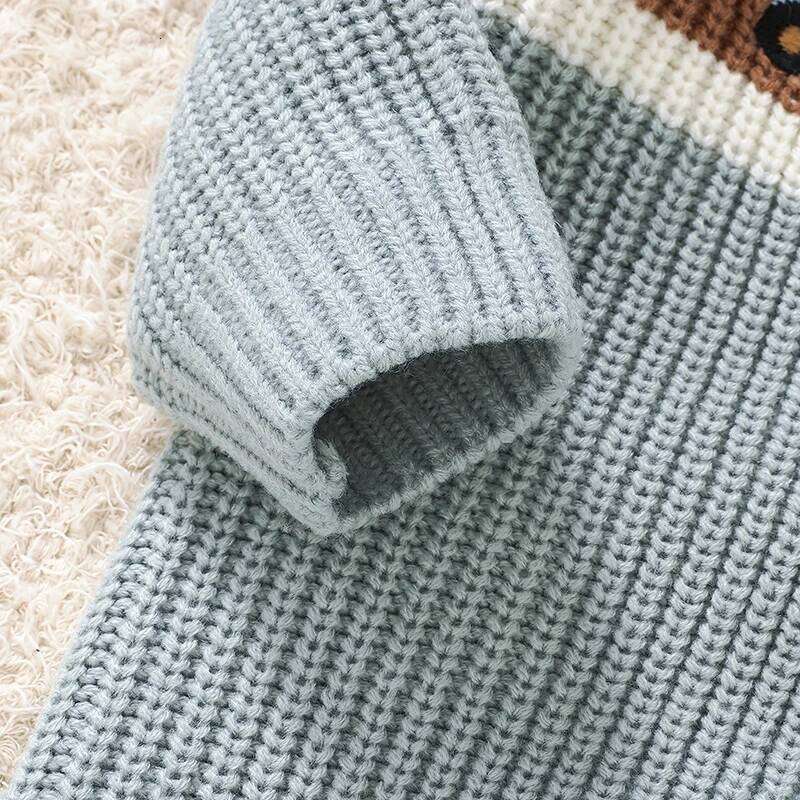 Baby Rompers Clothes Autumn Winter Casual Crew Neck Long Sleeve Knit Newborn Boys Girls Jumpsuits Infant Sweaters Playsuit 0-18m 26Y0224