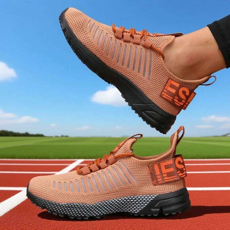 Fashion Mesh Running Lightweight Breathable Walking Shoes Plus Size Comfort Non-Slip Casual Flat Sole Sneakers Quick Dry