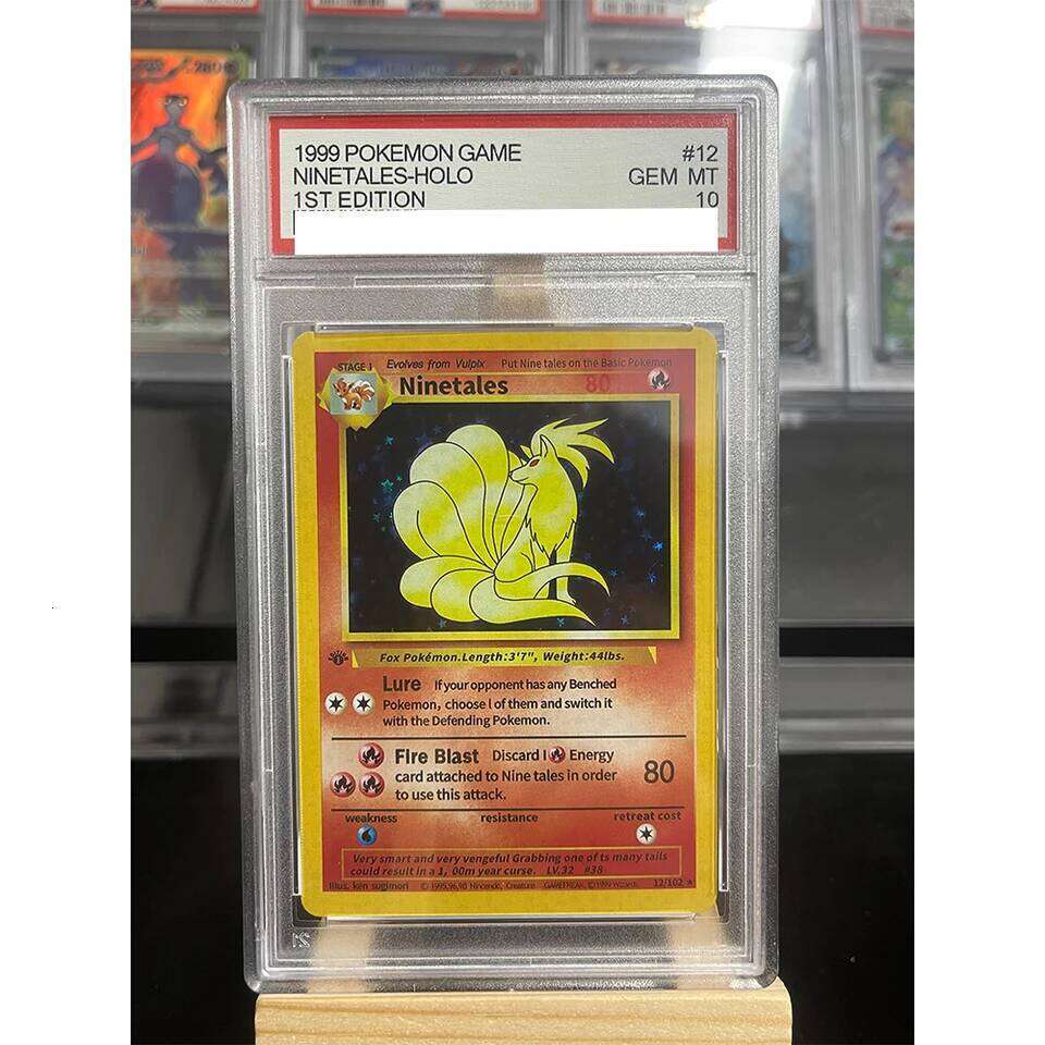POKEMON English GAME 1ST EDITION MEWTWO CHARIZARD GYARADOS BLASTOISE HOLO Grade Gem Mint 10 Collection Card w260224