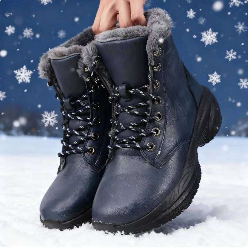 Keep Warm Snow Boots 2025 Autumn Winter New Men's Outdoor Comfortable Non Slip Wear-resistant Hiking Shoes