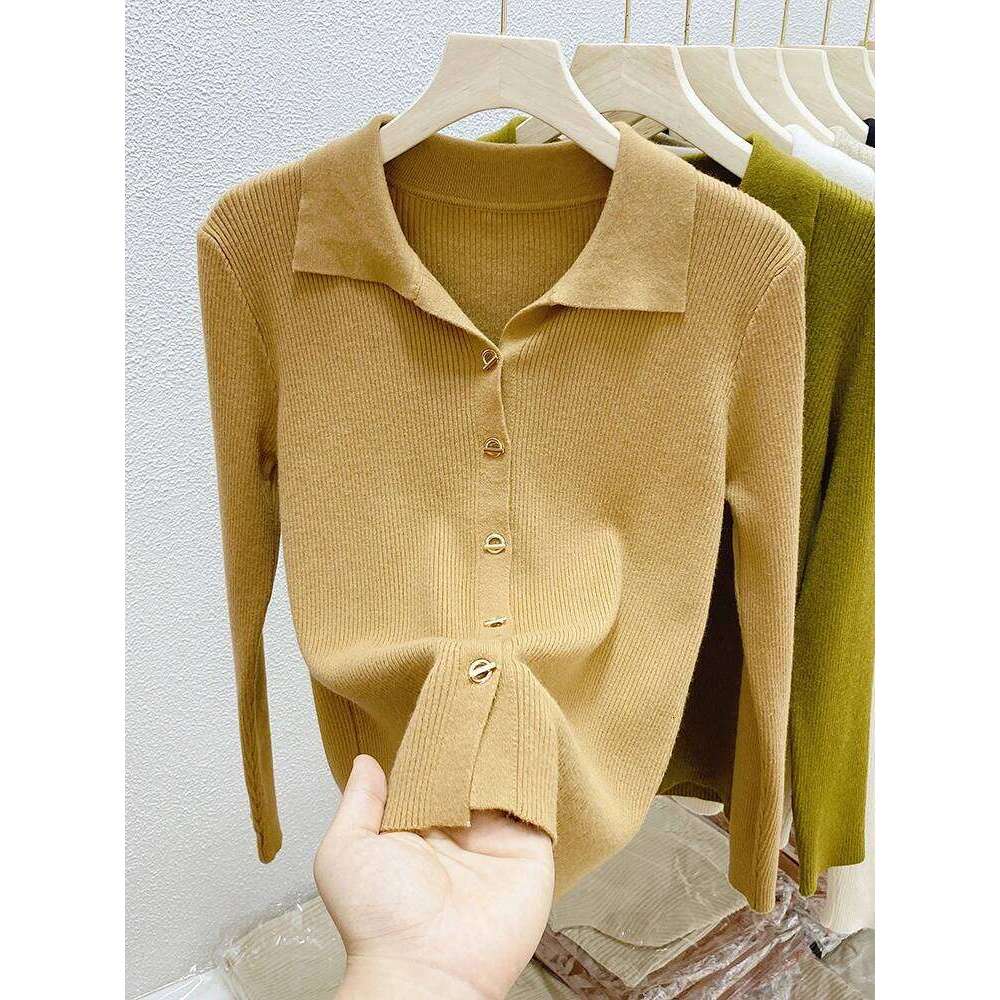 AOSSVIAO Autumn Winter Sweater Women Cardigans 2025 Single Breasted Knitted Fashion Solid Cardigan Jumpers 26L0224