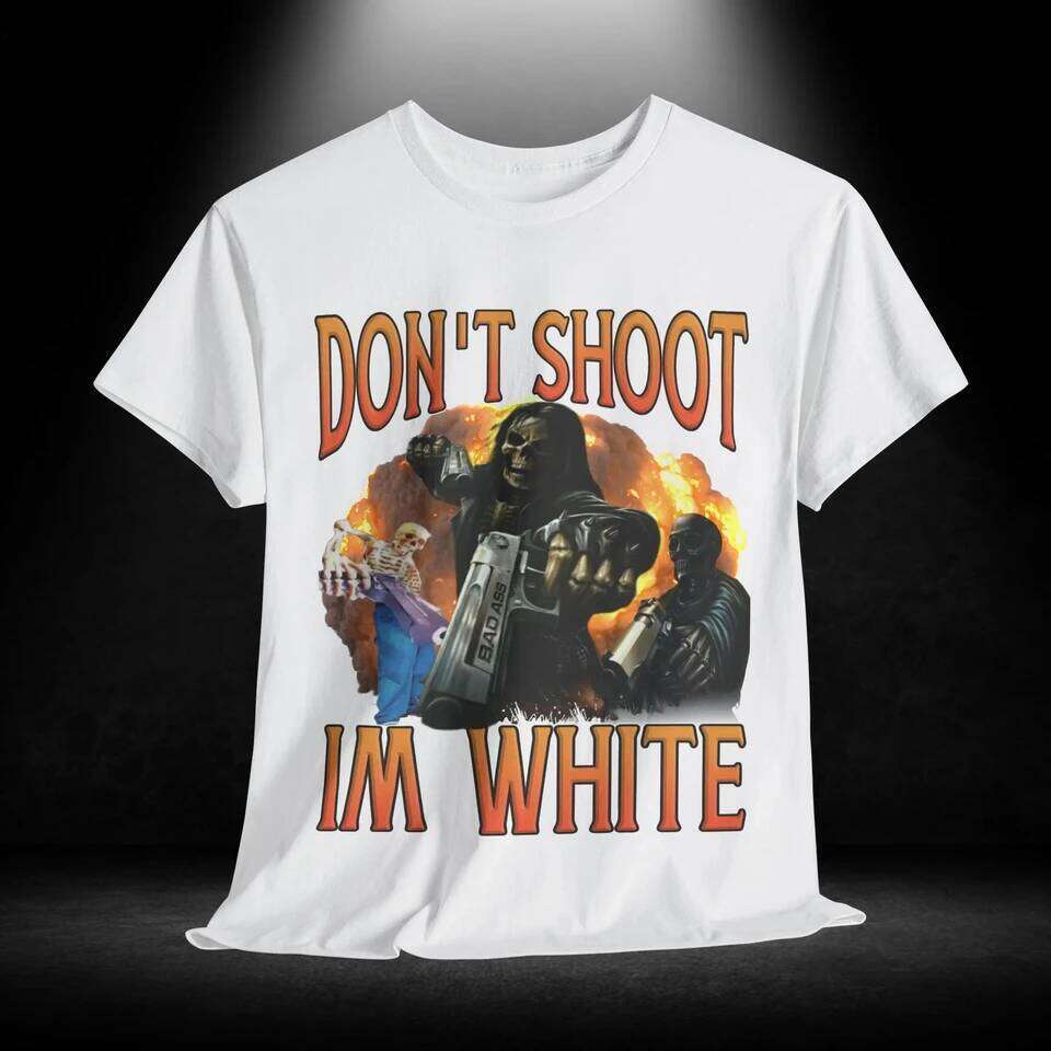 Funny Ironic Racist T Shirt Unisex Heavy Cotton Tee Sarcastic Humor Tops Novelty Offensive Graphic Clothing Anti Discrimination H260224