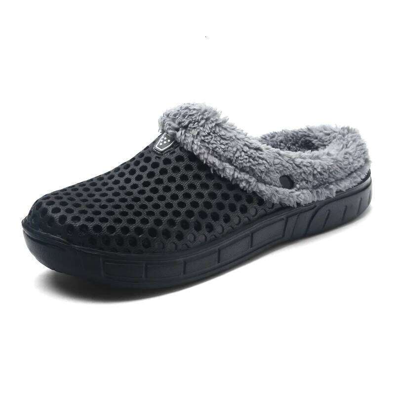 MAEDEF Winter Women Indoor Warm Shoes Non Cotton Pantoffels Casual Clogs Slip on House Floor Slippers for Men