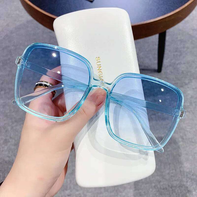 2025 Vintage Square Women's Sunglasses Luxury Designer Sun Glasses Classic Eyeglasses Lady UV400 Big Frame Mirror Oculos De Sol 26W0224