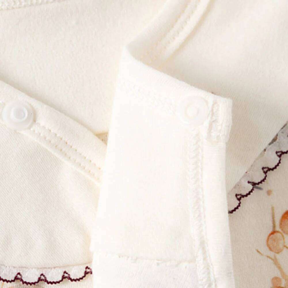 Rompers Long Sleeve Cotton Floral Newborn Clothes Spring Autumn 0 6 Months Hospital Baby Girl Jumpsuit 26H0224