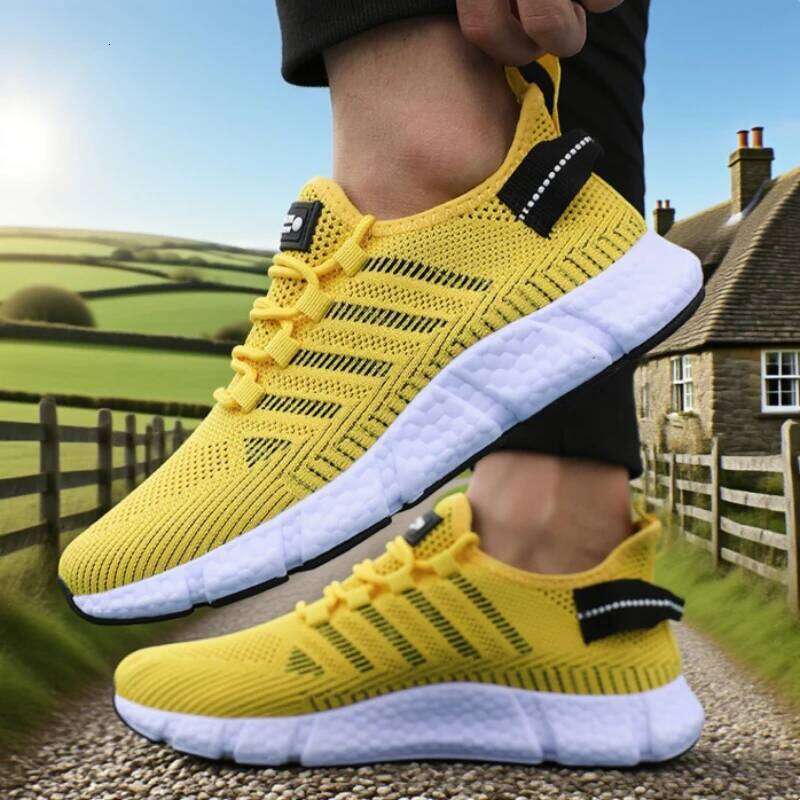 Men's Mesh Unique Innovative Trend Design Lightweight Sneakers Comfortable Outdoor Running Jogging Tennis Men Shoes