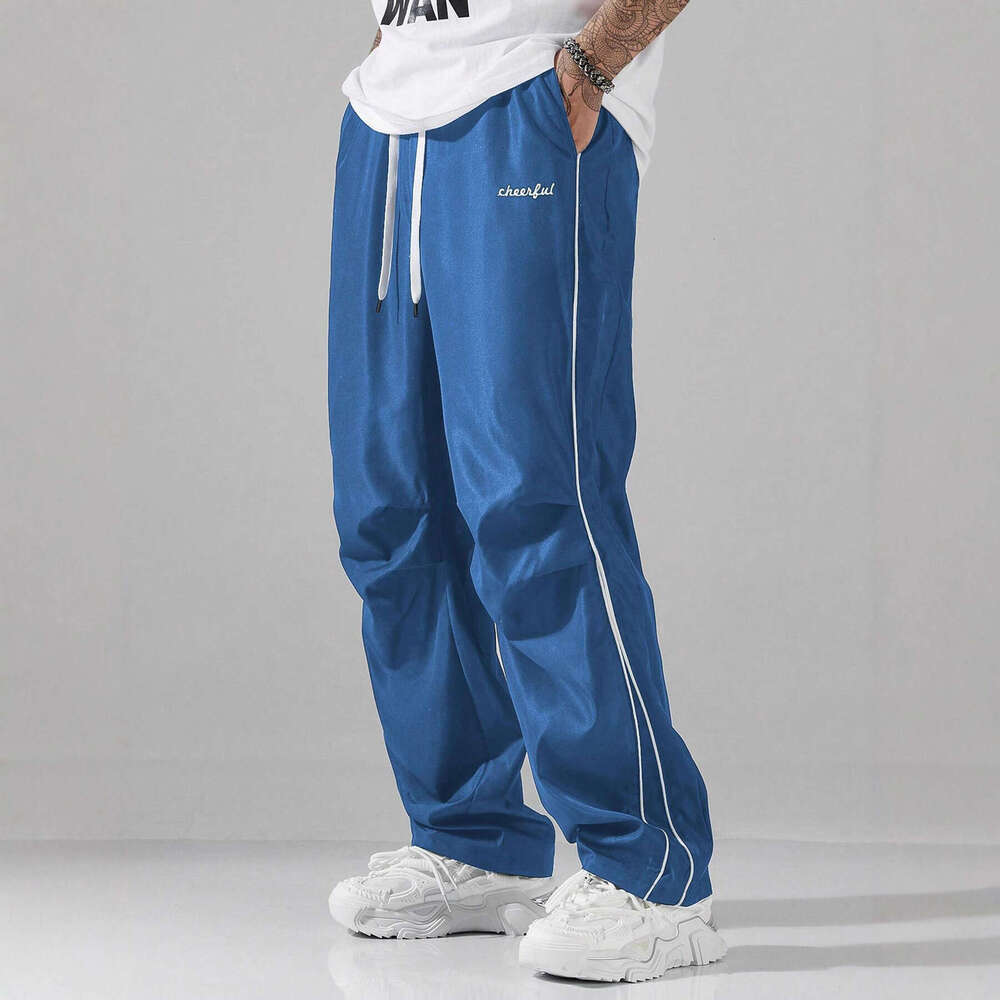 Amazon Cross-Border European High Street Men's Paratrooper Pants 2025 Spring and Autumn American Style Sports Casual Trousers 8720