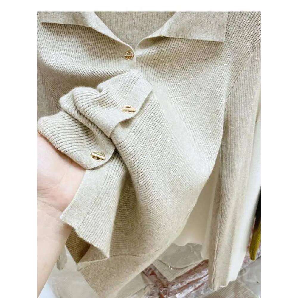 AOSSVIAO Autumn Winter Sweater Women Cardigans 2025 Single Breasted Knitted Fashion Solid Cardigan Jumpers 26L0224