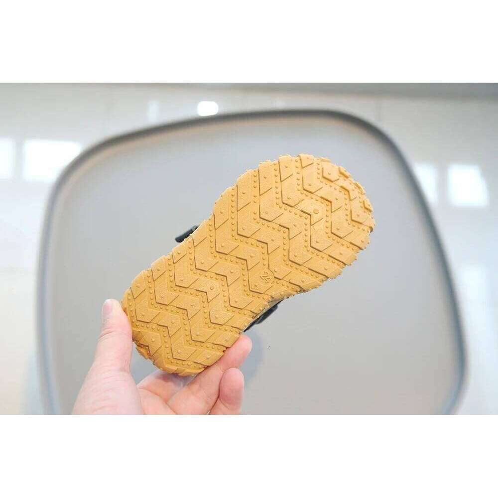 PU Leather Sport For Children Waterproof Hiking Tactical Kid's Sneakers Anti-slippery Boy's Girl's Running Shoes 26W0224