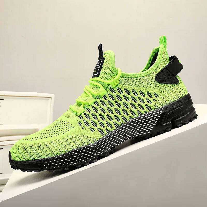 MAEDEF 2024 Men Summer Casual Comfortable Breathable Sport Fashion Lace Up Outdoor Mesh Running Shoes Athletic Walking Shoe