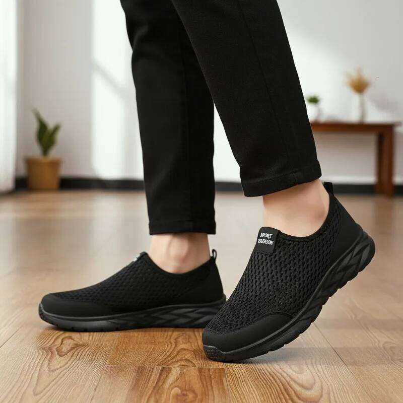 MAEDEF Men's Sneakers Mesh Breathable Tennis Sports Men Casual Flats Loafers Walking Lightweight Mens Running Shoes