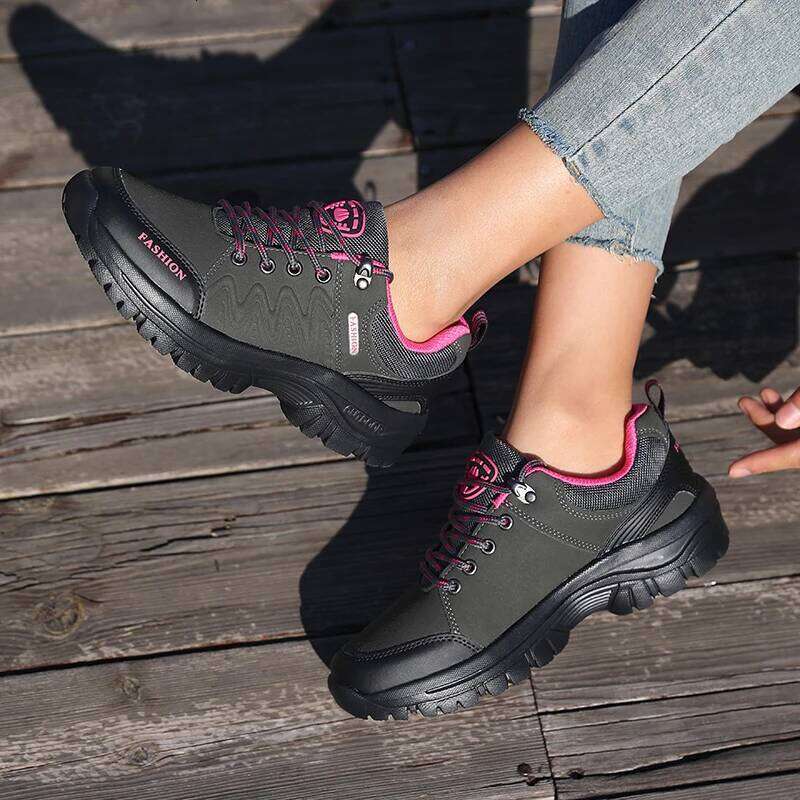 Hiking Shoes Outdoor Waterproof Sneakers Non Slip Walking Shoe Luxury Brand Comfortable Footwear New Women Climbing Boots