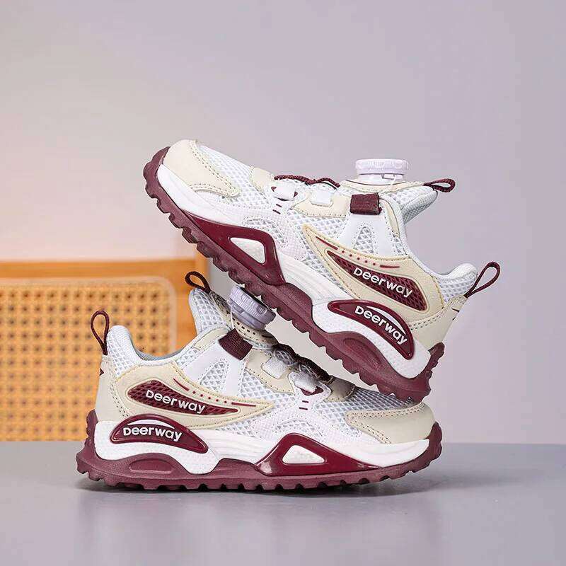 Hot Selling Autumn Balanced Childrens Sports Daily Flexible Lightweight Running Anti Slip Fashionable Casual Shoes 26W0224