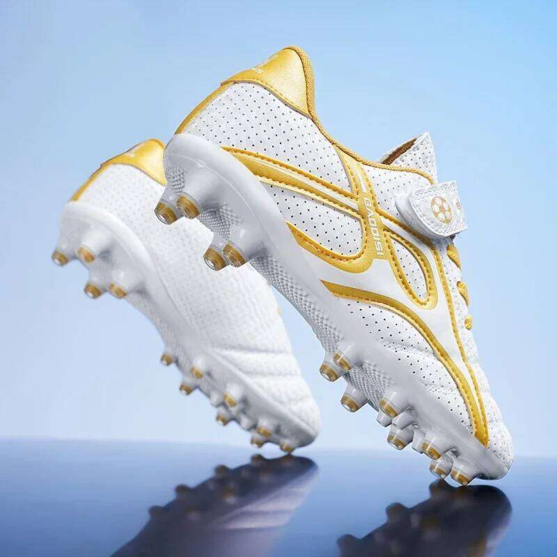 Kids Indoor Professional Boys Football Field Boots TF/AG Society Cleats Soccer Shoes Sneakers Fast Match 26W0224