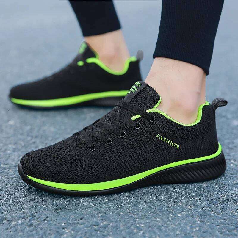 MAEDEF Men's Breathable Lace Up Sneakers Comfortable Classic Casual Outdoor Walking Sports Men Shoes Tenis Masculino