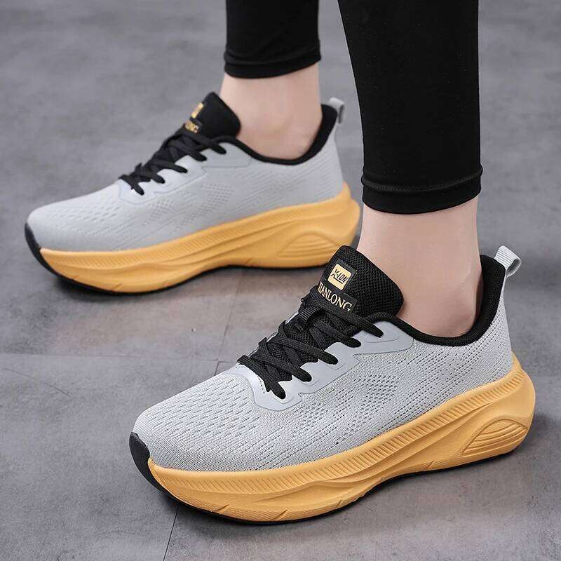 Autumn Hot Selling Lightweight Soft Womens Sports Wear-resistant Marathon Running Fashiona Daily Street Casual Shoes 26W0224