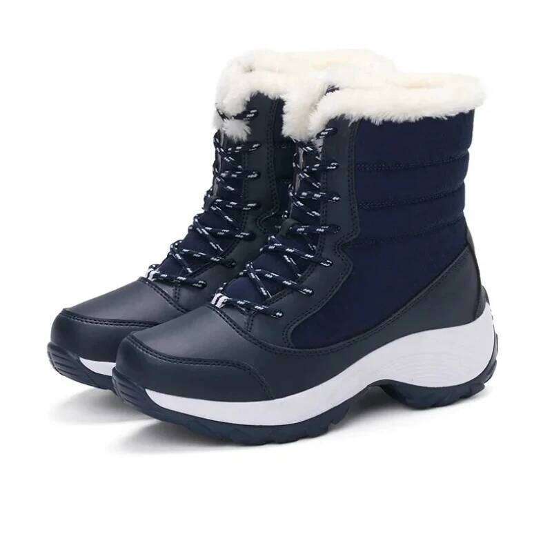 Ankel for Women Winter BootsTren Platform Ankle Keep Warm Snow Shoe 2025 Plush Outdoor Short Boots