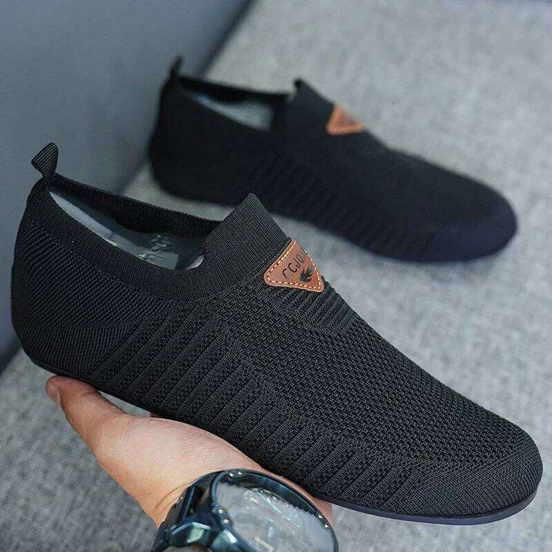 MAEDEF Comfortable Thin Bottom Men Flats Casual Home Bedroom Slippers Mens Walking Shoes Man Loafers